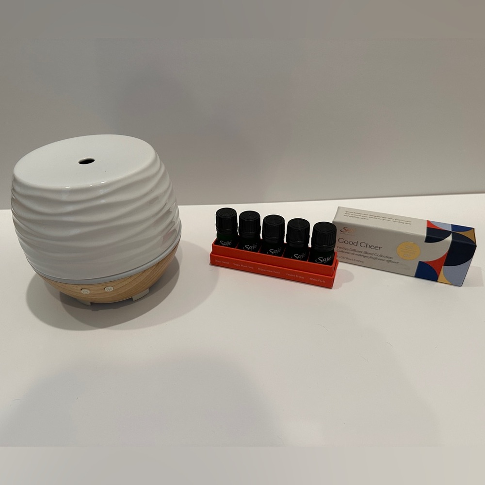 Oil diffuser and Saje Oil Set